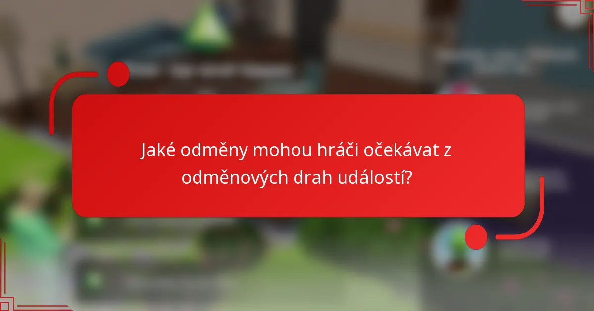 Jaké odměny mohou hráči očekávat z odměnových drah událostí?